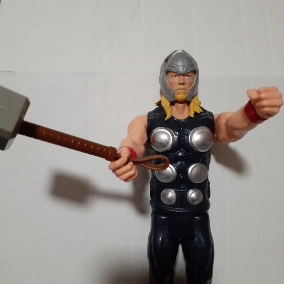 Marvel 12" Figures 2014 Lot of 4 (Star Lord, Spiderman, Black Spiderman & Thor) - Picture 9 of 9